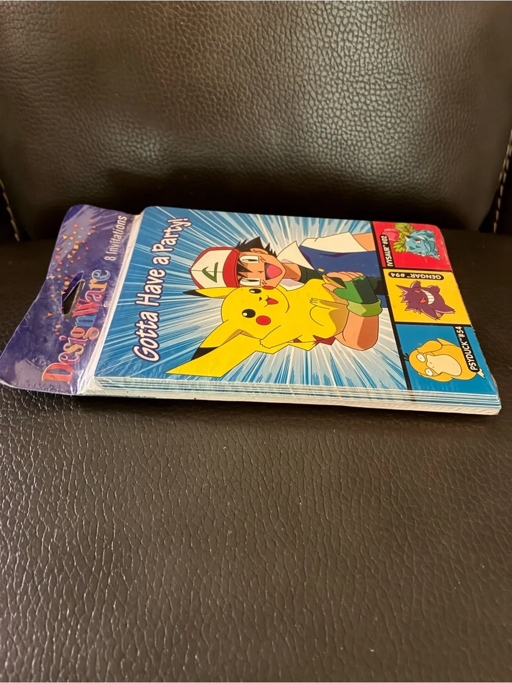 DesignWare Vtg 1999 Nintendo Pokémon “Gotta Have a Party!” 8-Count Invitations